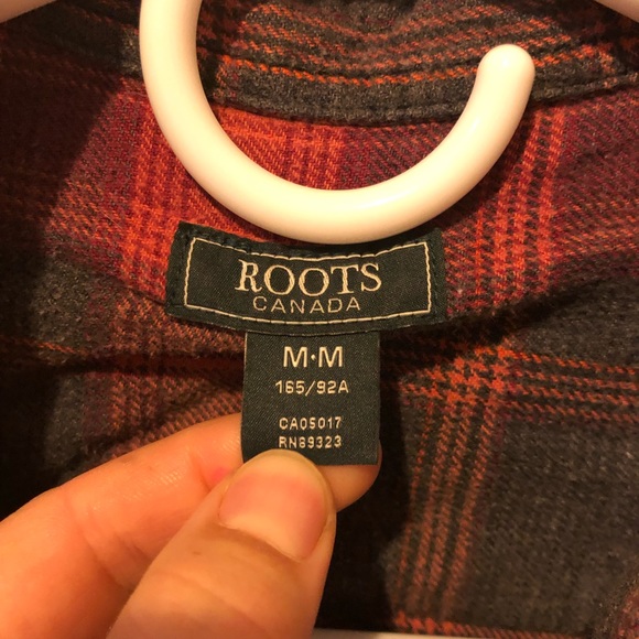 Roots red and grey classic Canadian plaid 100% cotton - Picture 7 of 7